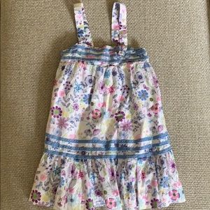 Angel Dear Blue Floral Dress 4T